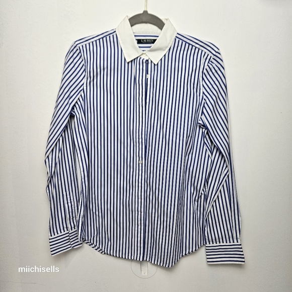 Ralph Lauren Tops - Lauren Ralph Lauren Shirt Pinstripe